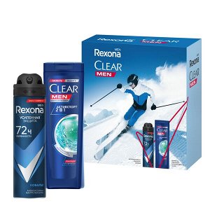 НАБОР 2025 ! Rexona Men подарочный набор АБСОЛЮТНАЯ УВЕРЕННОСТЬ 150+200 мл