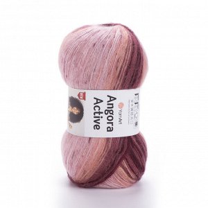 Пряжа YarnArt Angora Active 20% шерсть/80% акрил, 100гр №846 Персиково-бордовый