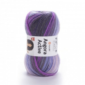 Пряжа YarnArt Angora Active 20% шерсть/80% акрил, 100гр №848 Розово-серый