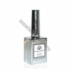 GF Top Coat Diamond Универсальное верхнее покрытие без липкого слоя, 15мл