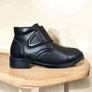 Ботинки черные Кожа натуральная