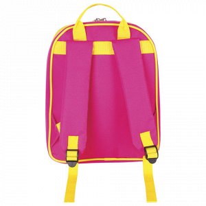 Рюкзак детский BRAUBERG с термоизоляцией, 1 отделение, для девочек, "Сова", 29х23х9 см, 227066