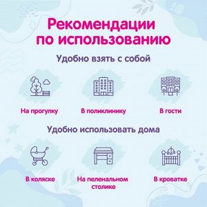 Детские одноразовые пеленки YokoSun 50*50 с абсорбентом 10 шт