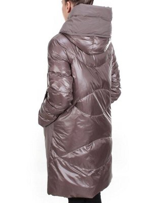 2235 BROWN Пальто женское зимнее AKIDSEFRS (200 гр. холлофайбера)