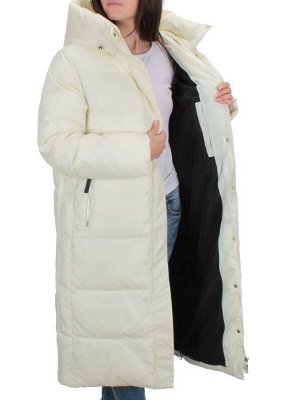 H-2210 WHITE Пальто зимнее женское (200 гр .холлофайбер)
