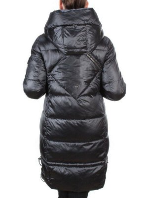 9106 INK BLUE Пальто зимнее женское  FLOWEROVE (200 гр. холлофайбера)