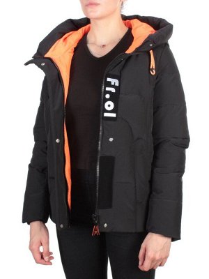 2101 BLACK Куртка зимняя женская MONGEDI (200 гр. холлофайбера)