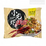 ЖАРЕНАЯ ЛАПША Б/П СО ВКУСОМ ВАРЁНЫХ РАКОВ YU WEI FU, КИТАЙ, 102 Г