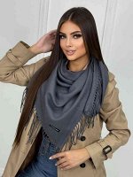 Женский теплый платок. Размер: 110*110 cm. Состав: 100% cashmere