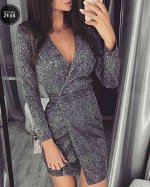 РАСПРОДАЖА платье люрекс БЕЗ ВЫБОРА ЦВЕТА