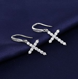 Серьги крестики