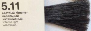5.11 COLOR CREATS Крем-краска для волос с маслом монои светлый брюнет пепельный интенсивный 60 ml.
