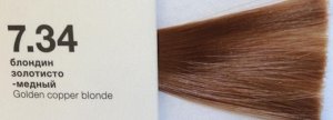 7.34 COLOR CREATS Крем-краска для волос с маслом монои блондин золотисто-медный 60 ml.