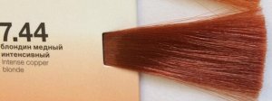 7.44 COLOR CREATS Крем-краска для волос с маслом монои блондин медный интен.60 ml.