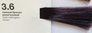 3.6 COLOR CREATS Крем-краска для волос с маслом монои темный брюнет махагоновый 60 ml.