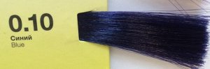 0.10 COLOR CREATS Крем-краска для волос с маслом монои синий 60 ml.