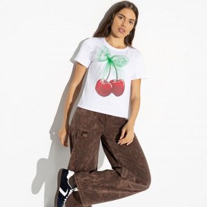 Футболка дизайнерская, Манерная принцесса (cherries)