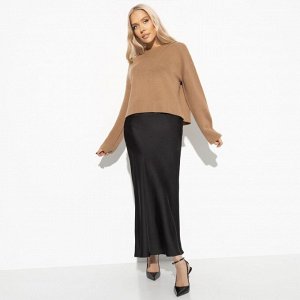 Юбка из шелка, 50р. Сияю от удовольствия (black)