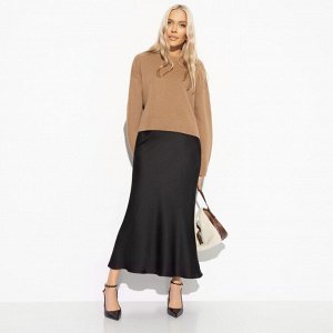 Юбка из шелка, 50р. Сияю от удовольствия (black)