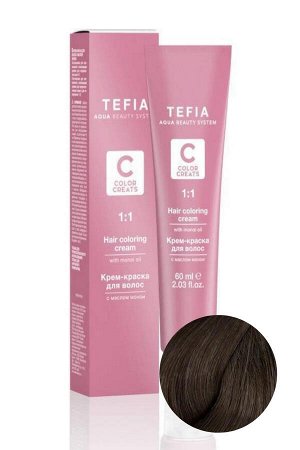 4.88 COLOR CREATS Крем-краска для волос с маслом монои брюнет шоколад интенсивный, 60мл