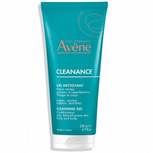 Авен Очищающий, матирующий гель, 200 мл (Avene, Cleanance)