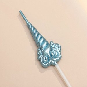 Свечи для торта «Праздничные единороги», разноцветные, 5 шт.