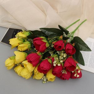 Букет искусственный «Роза мальва», 29 см, МИКС