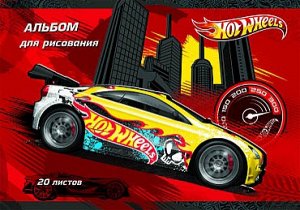 Альбом 20 л "Mattel Hot Wheels" ВД лак 14/56 арт. 9712064