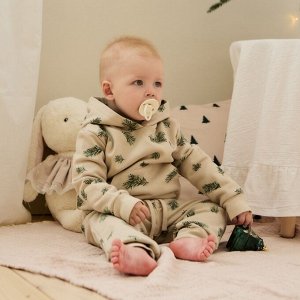 Костюм (худи и брюки) Крошка Я "Еловые веточки".