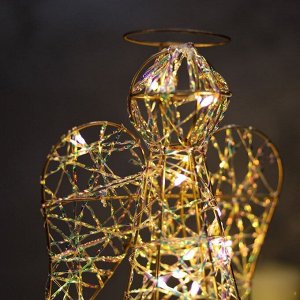 Светодиодная фигура «Ангел» 29x17x16 см, 20 LED, батарейки ААx2 (не в комплекте), свечение теплое белое