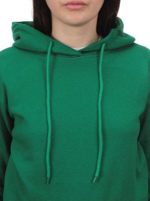 H108 GREEN Костюм спортивный женский (хлопок 90%, полиэстер 10%)
