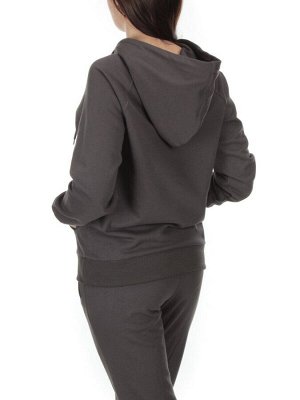 NOE07 DK. GRAY Костюм спортивный женский (хлопок 90%, полиэстер 10%)