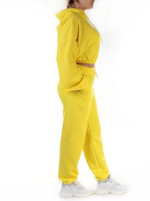 Y303 YELLOW Спортивный костюм женский (100% хлопок)
