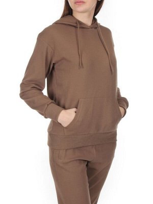 NO03 BROWN Костюм спортивный женский (хлопок 90%, полиэстер 10%)