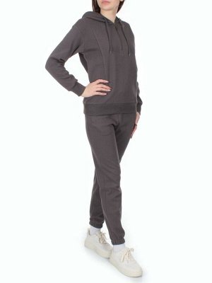 NOH109 DK. GRAY Костюм спортивный женский (хлопок 90%, полиэстер 10%)