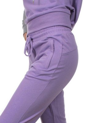 NOE103 VIOLET/GRAY Костюм спортивный женский (хлопок 90%, полиэстер 10%)
