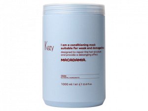 Kezy	Кондиционирующая маска с маслом макадамии для слабых и повреж волос I am MACADAMIA  1000 мл