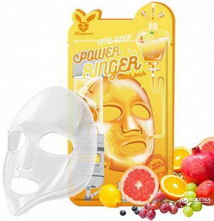 Витаминизированная тканевая маска для повышения упругости лица