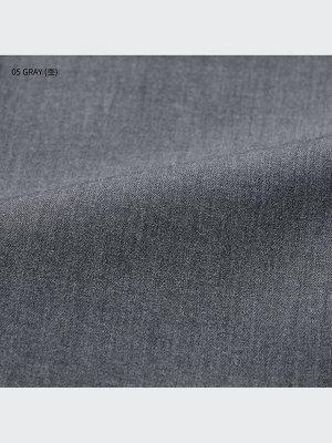 UNIQLO - широкие женские брюки с эластичной талией, увеличенная длина - 09 BLACK