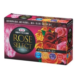 Шипящая соль для ванны "Medicated bath salts Rose" 12 таблеток - 4 аромата роз по 3 шт (40 гр*12)/20