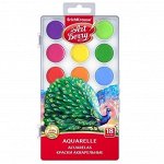 Акварель ArtBerry, 18 цветов, без кисти, с УФ защитой яркости, пластик, европодвес