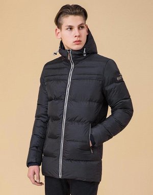 Трендовая куртка с карманами подростковая цвет графит-серый модель 71293
