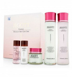 Jigott Essence Moisture Skin Care 3set Подарочный набор увлажняющих средств для комплексного ухода за кожей лица