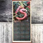 Бамбуковый календарь - большой 75х30см №6