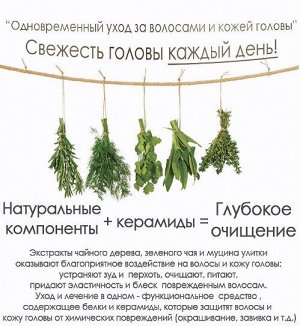 LADOR Teatree Scalp Clinic Hair Pack Маска-пиллинг д/кожи головы,оздоравливающ.Чайное дерево, 200г