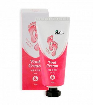 Ekel Крем д/ног Foot Cream ROSE, Роза 100 г, туба