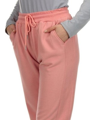 HC-207-1 PEACH Брюки спортивные женские (95% хлопок, 5% спандекс)