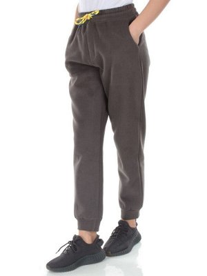 M047 DK. GRAY Брюки спортивные утепленные женские (85% хлопок, 10% полиэстер, 5% спандекс)