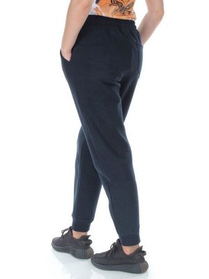 M047 DK. BLUE Брюки спортивные утепленные женские (85% хло