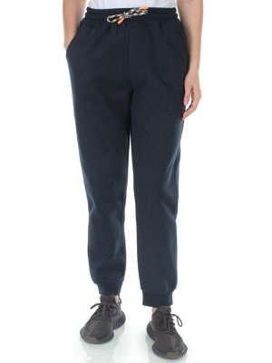 M047 DK. BLUE Брюки спортивные утепленные женские (85% хло